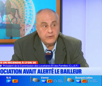 4 morts à Lyon Part-dieu chez ICF Habitat : l'interwiew de notre président sur BFM TV